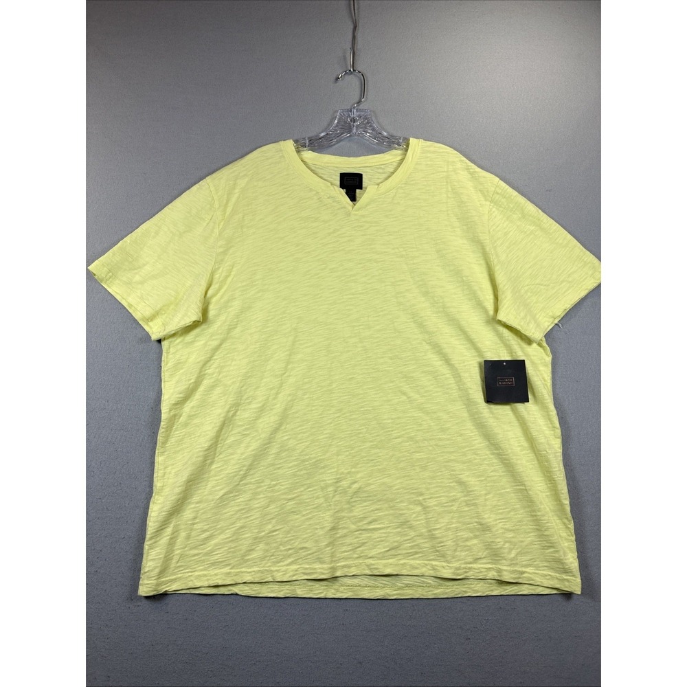 14th & Union‎ Yellow Pear Crewneck Casual Short Sleeve T-shirt NWT Size 2XL